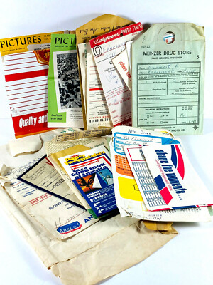 Lot (20) Vintage Photo Studio Lab Advertising Envelopes Kansas KS pratt