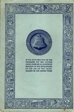 Telephone Almanac Bell System 1927