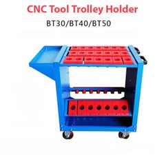 BT30 CNC Tool Cart CNC Tool Trolley Large Capacity CNC Tool Holder Cart