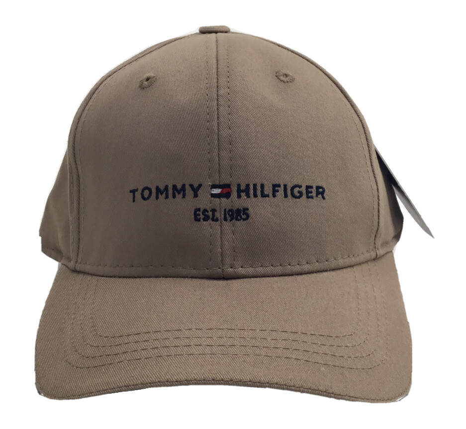 Мужская хлопковая кепка с флагом Tommy Hilfiger Коричневый OS 4990₽