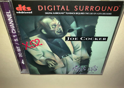 DTS  20BIT/5.1ch盤！JOE COCKER/NIGHT CALLS DTS format Joe Cocker Night Calls CD Digital Surround 20 Bit