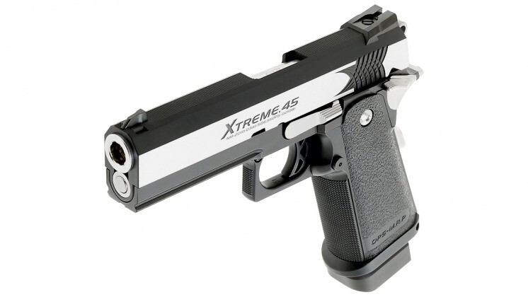 XTREME.45 エアガン Tokyo Marui Hi-Capa Xtreme .45 Gas Blowback Black Airsoft Pistol