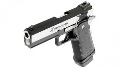 Tokyo Marui Hi-Capa Xtreme .45 Gas Blowback Black Airsoft Pistol