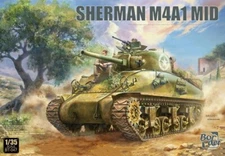 New Border BT-047 1/35 Scale Sherman M4A1 Mid  Tank Activity Track Model Kit Toy