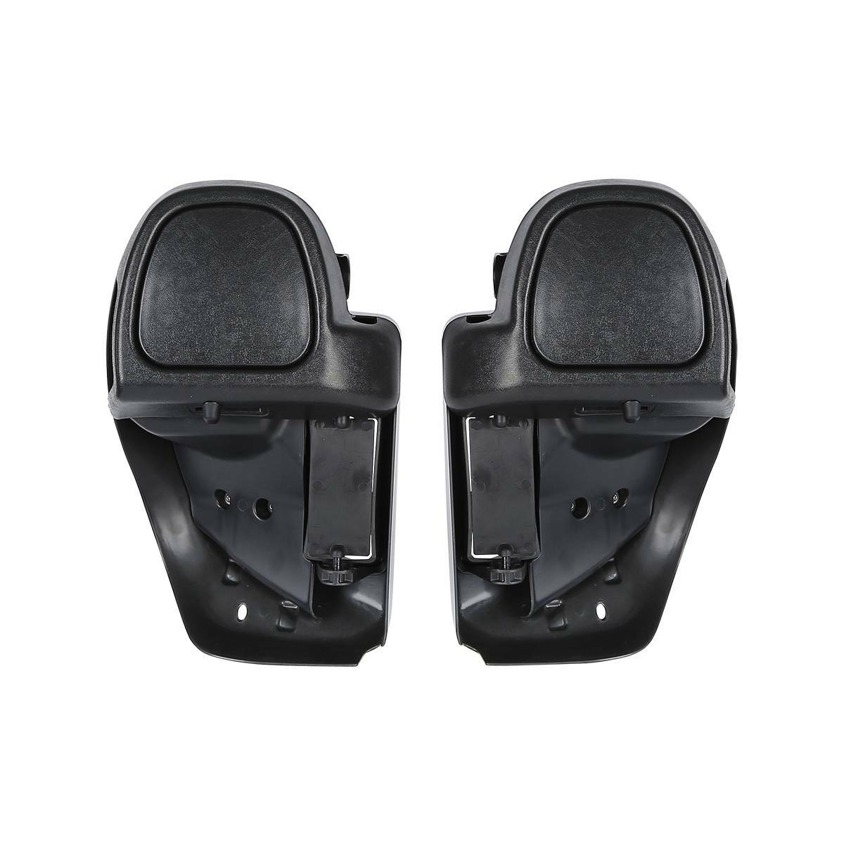 TCMT Black Lower Vented Fairings For Harley Touring – Water-Cooled Road Glide / Street Glide (2014-2024) – ABS Plastic