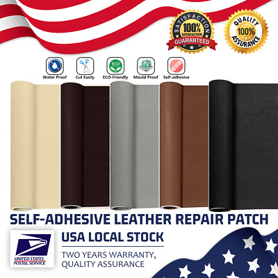 Self Adhesive Leather Repair Patch Couch Sofa Car Seat Chair Renovation Sticker