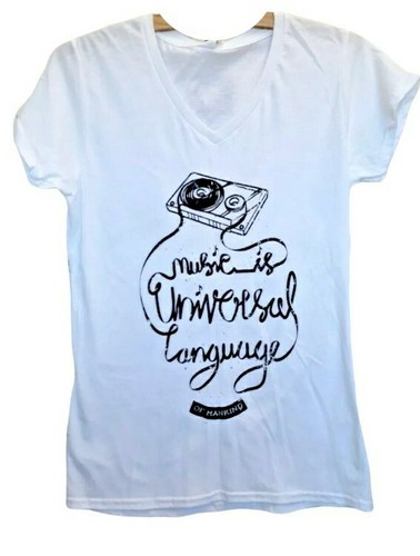 wellcoda t shirt white cassette print 