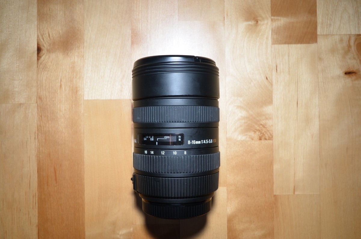 Sigma DC 8-16mm f/4.5-5.6 AF HSM DC Lens For Minolta/Sony fully