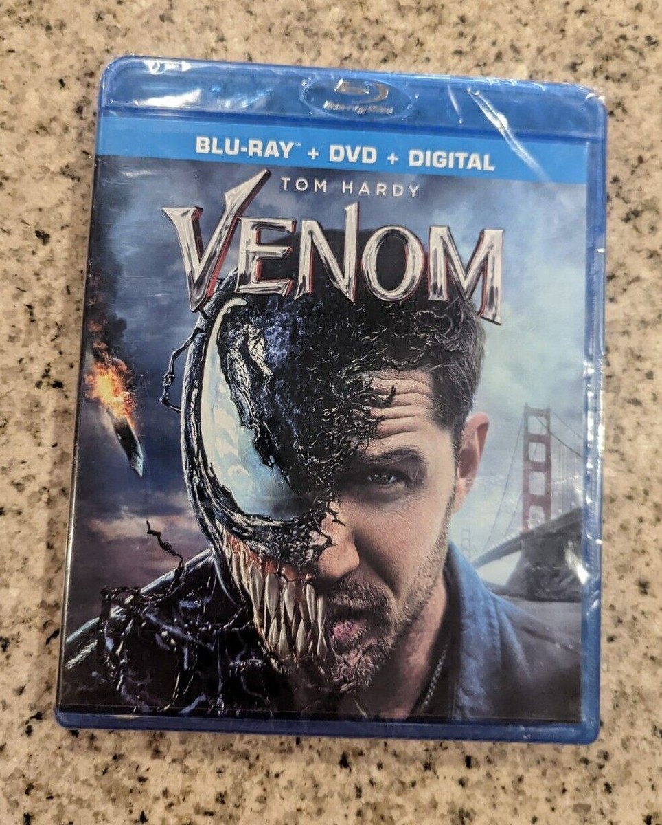 Blu-ray ジャニアイ NEW Venom (Blu-ray + DVD, 2018, 2-Disc Set ) Marvel,Tom Hardy +