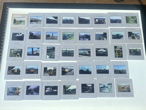 Original British Rail Diesel Railway Slide x38 Ref 212