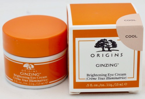 Origins GinZing Brightening Eye Cream .5 fl oz/ 15 mL NIB Shade Cool