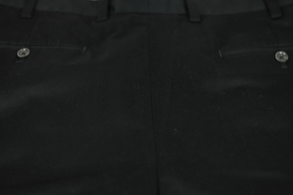 Calça de algodão casual John W Nordstrom masculina preta algodão Smartcare 38 x 30 - Imagem 4 de 4