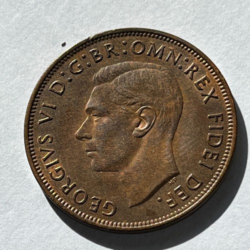 George VI Penny 1951 UNC with some lustre