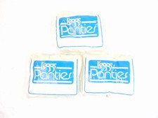 Vintage Leggs Panties White Size M 40-52 Lot Of 3