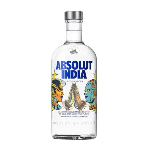 Absolut India V3 Vodka 0,75L - Limited Edition 2023 - Sammler Wodka Sammlung
