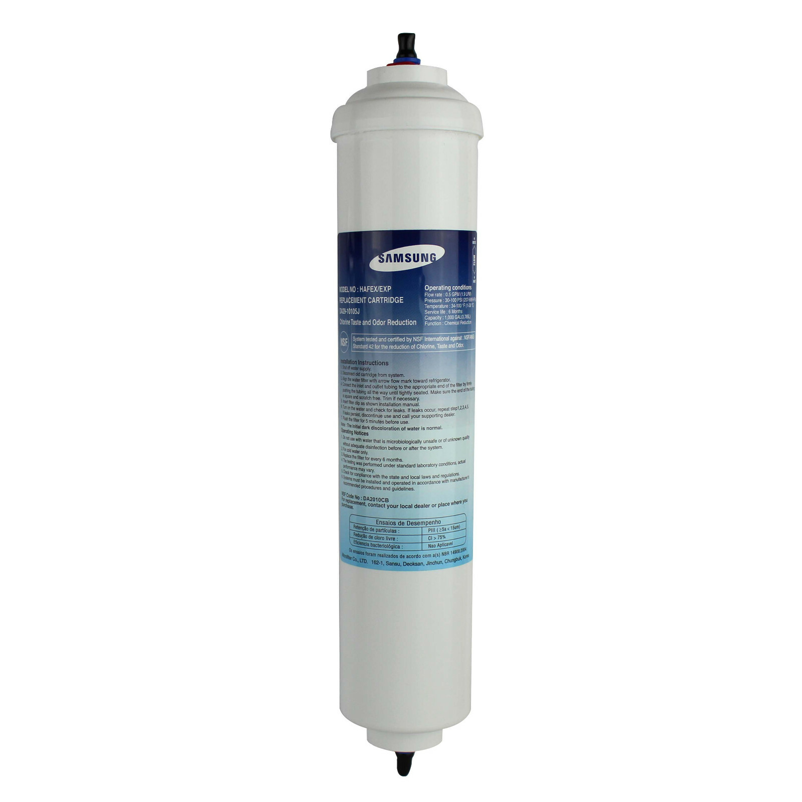 Samsung DA2910105J Water Filter HAFEX/EXP Fridge Cartridge, Genuine x