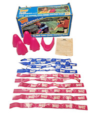 Vintage NERF 1988 Flag Football Parker Brothers Blue w/ Box Instructions No Ball