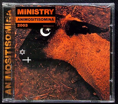 Ministry Animositisomina Cd versiegelt mit Aufkleber defekte Hülle