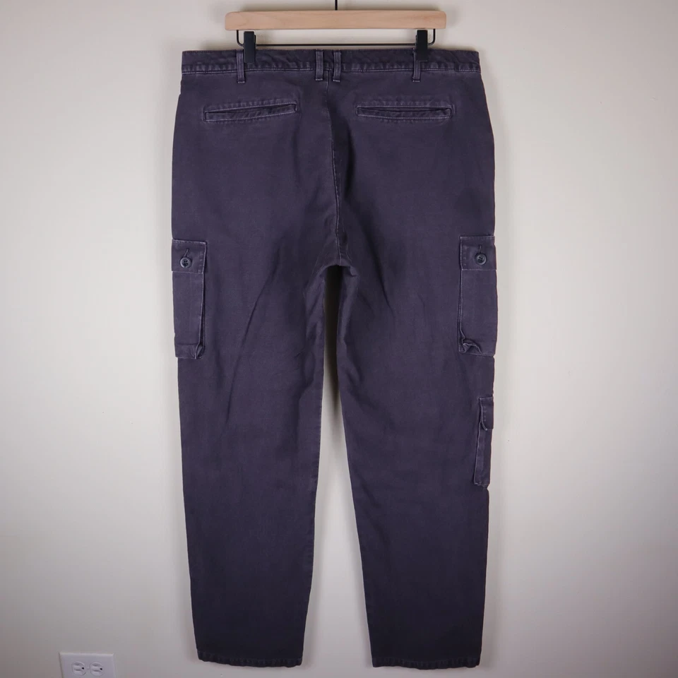Pantalones cargo John Elliott negros lavados talla 5 cintura 37" entrepierna 33" Foto 2 de 4