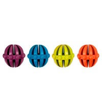 Karlie Hundespielzeug Ruffus Planet Snackball 7Cm Vollgummi Robust Bunt