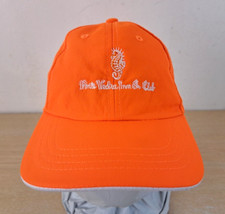 PONTE VEDRA INN  CLUB YOUTH ADJUSTABLE STRAPBACK BASEBALL HAT/CAP, ORANGE, FL