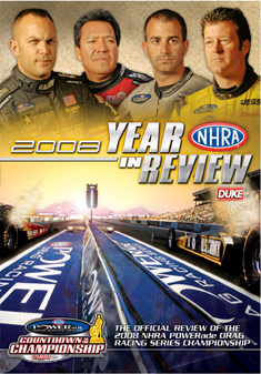 NHRA Drag Review 2008 (DVD, 2009)