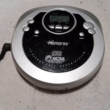 Memorex MD5585-03 Personal CD/Radio AAx2 May 2003 Works Koss Headphones NCAA