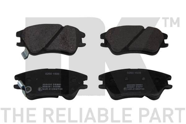 Bremsbelagsatz Scheibenbremse NK 223426 FüR Hyundai Atos MX-image