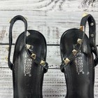Cape Robbin Ultra Heels Stilettos Shoes sz 10 Black Gold Studs Cocktail Wedding — photo 3