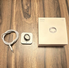  URA Oura Ring 4 Smart Ring Activity Tracker Size 12 Stealth w/ Dock  Cable