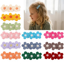 Baby Hair Clips -12Pcs Tiny Hair Barrettes for Baby Girls Fully Lined Wrapped by