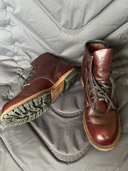Herren Red Wing Heritage Stiefel Burgund Leder 43,5