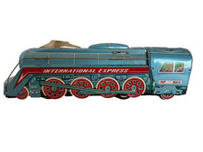 Vintage MF804 International Express RSH Large Scale Friction Locomotive Tin Toy