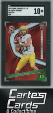 Justin Herbert 2020 Panini Chronicles Draft Picks #4 Spectra Red RC SGC 10