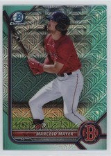 2022 Bowman Chrome Prospects Mega Box Aqua Mojo Refractor /225 Marcelo Mayer 1u6