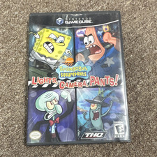 THQ SpongeBob SquarePants Lights, Camera, Pants! GameCube Manual E NTSC-U/C