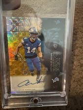 Marketplace image: 2025 Topps Signature Class Amon-Ra St. Brown Gold Superfractor Auto 1/1. Mint