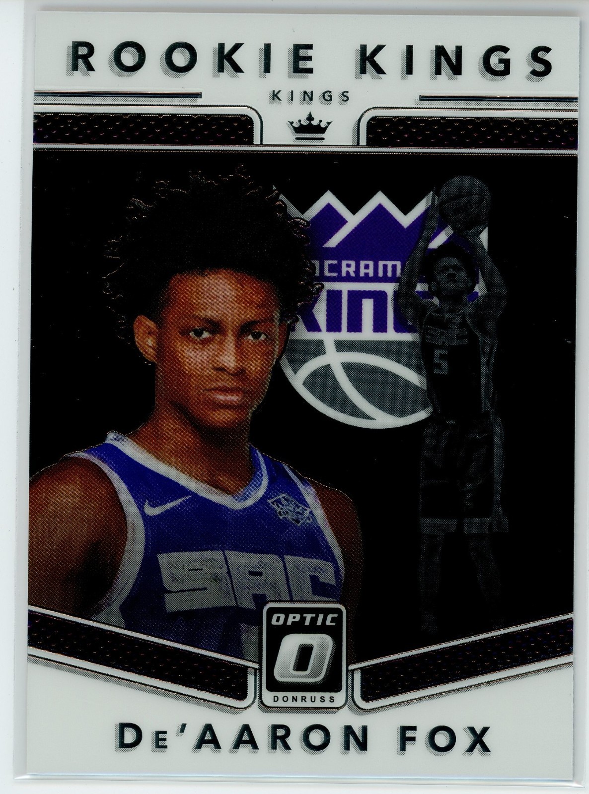 2017-18 Panini Donruss Optic Rookie Kings De’Aaron Fox #5