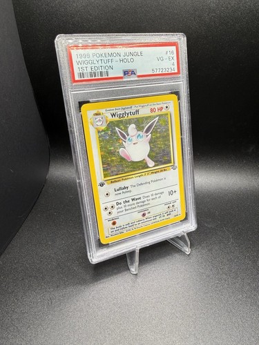 Wigglytuff (1st Edition) graded PSA 4 for sale on eBay