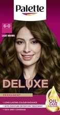Image of Deluxe Creme Colouration 6-0 Light Brown Hair Dye Permanent Hair Dye Long