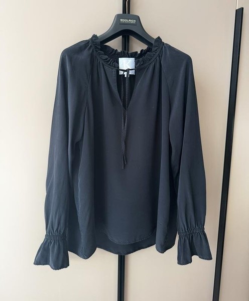 Damen Kelly Love Shirt Schwarz Seide 38