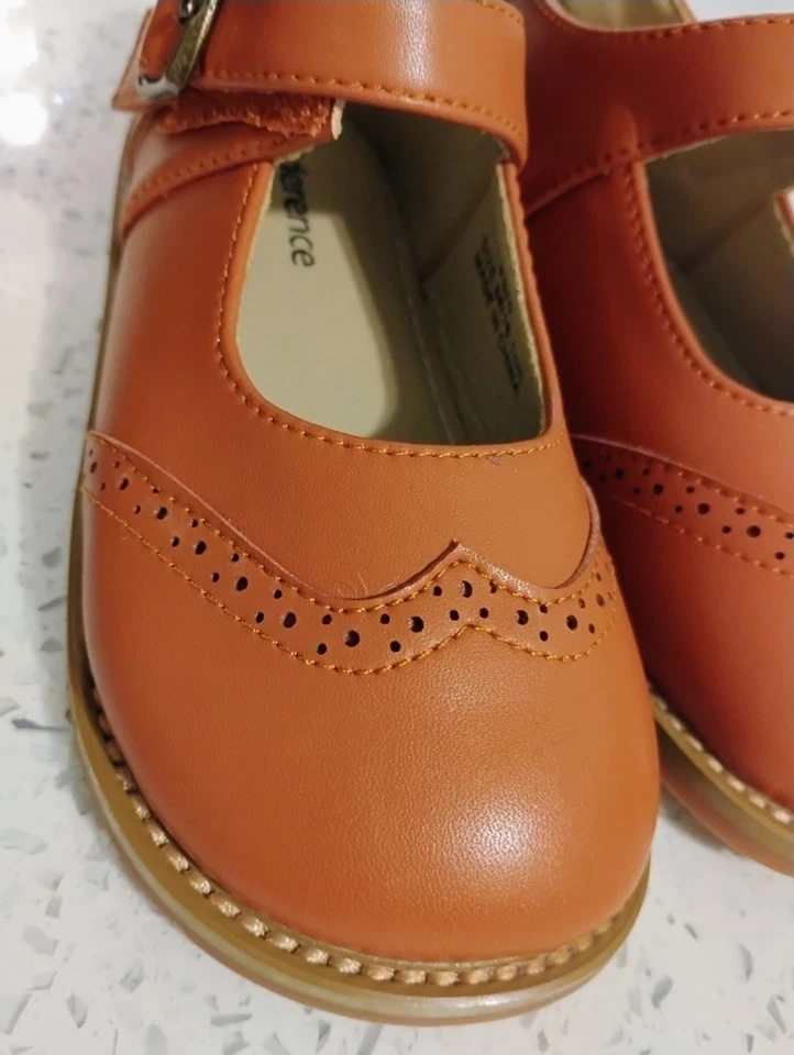 Zapatos de vestir Mary Jane marrón talla 8 Kiderence para niñas pequeñas nuevos sin etiquetas Foto 3 de 4