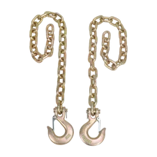 3/8“x35‘ G70 Tow Chain Tie Down Binder Chain Flatbed Truck Trailer Safety