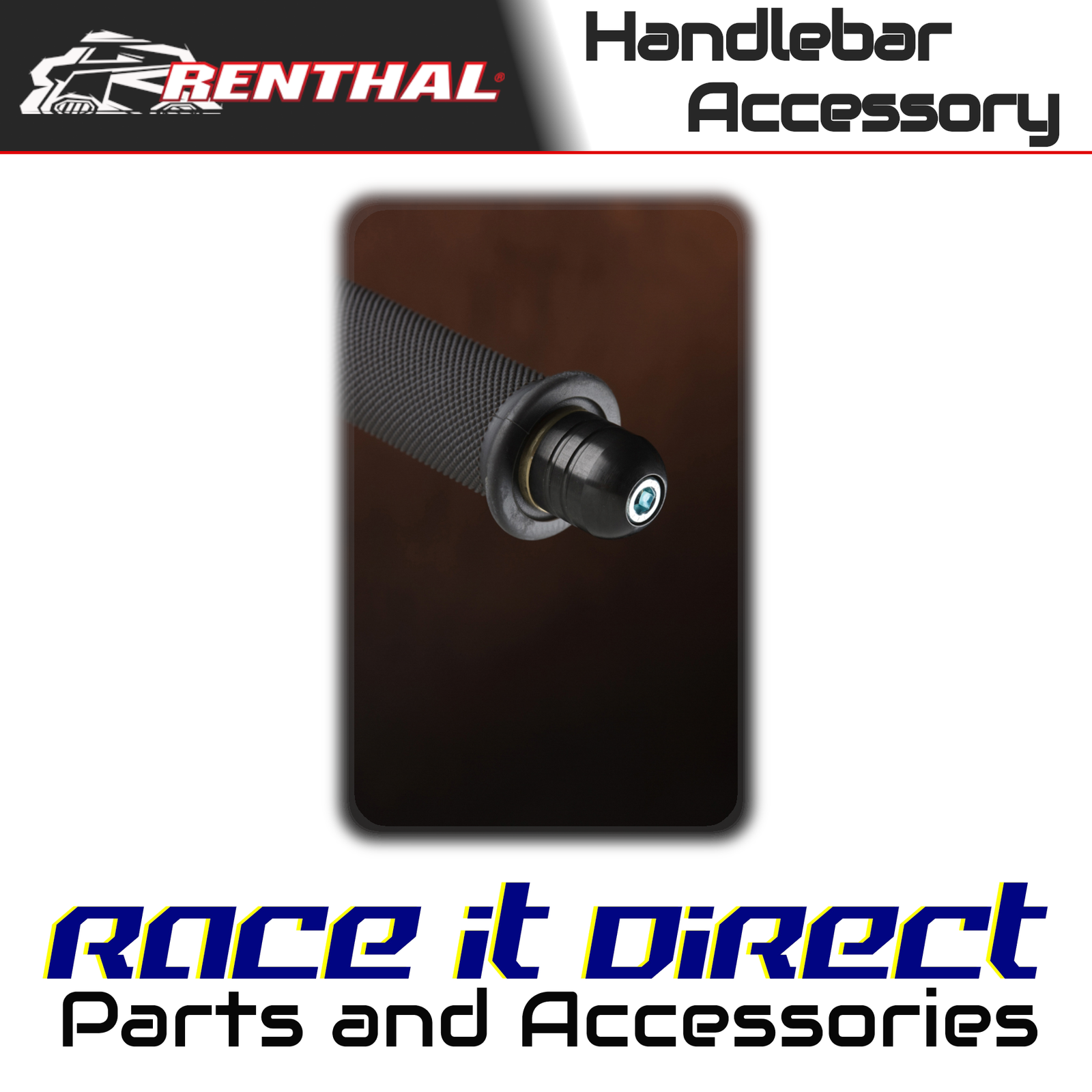 Renthal Renthal Grey Alloy Bar End Plugs E190 E190