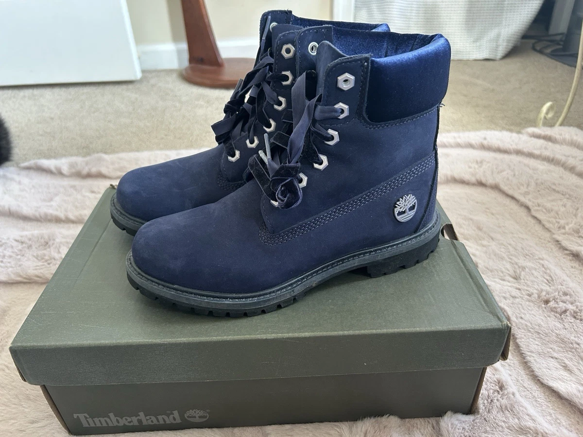 Timberland Blue Low (1-1.9 in) Heel Height Boots for Women for