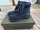 Timberland Women’s Waterproof Hiking Boot 6 Inch Premium Navy/ Velvet. Size 7.5 — photo 1