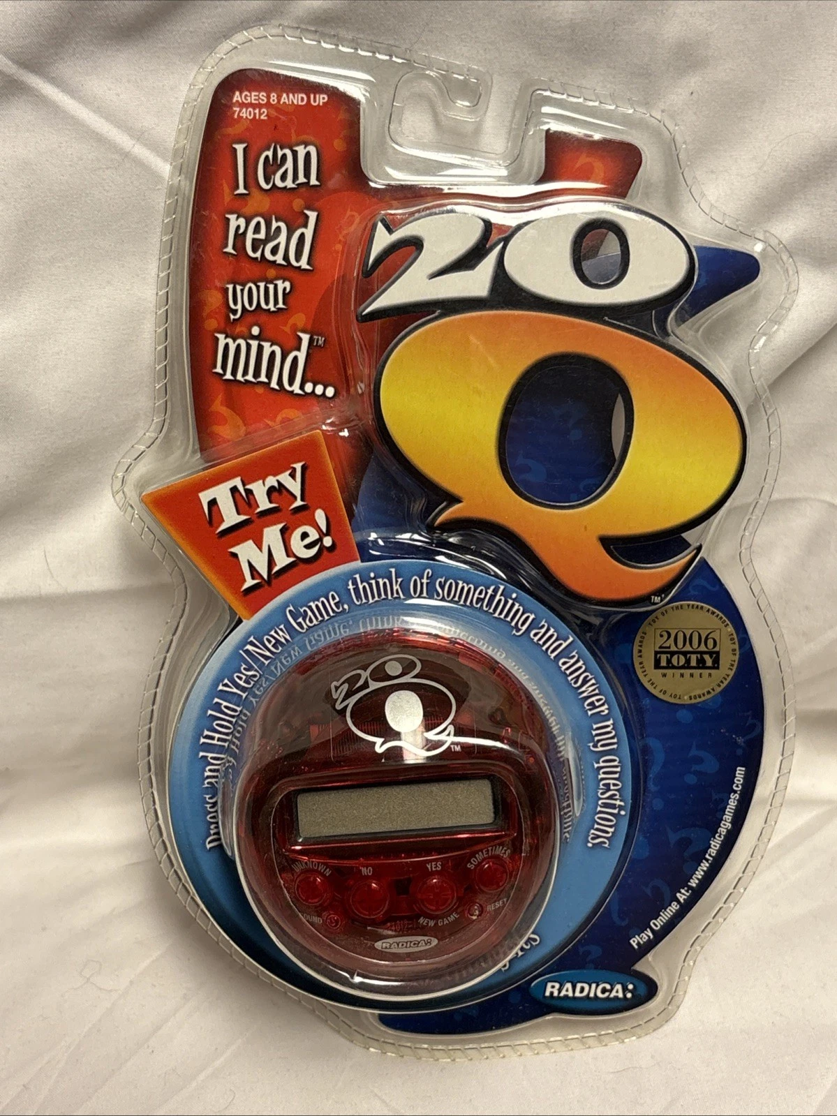 NEW Vintage Radica Games 20Q Electronic Twenty Questions Game Red 2003 Retro