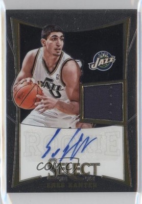 2012-13 Panini Select 168/199 Enes Kanter #238 Rookie Auto RC 4x4