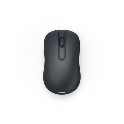 HAMA WM-100 kabellose Funkmaus 3 Tasten 1200 DPI 2,4 GHz, leise, schwarz