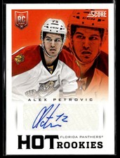 2013-14 Score Update Hot Rookies Signature Alex Petrovic #740
